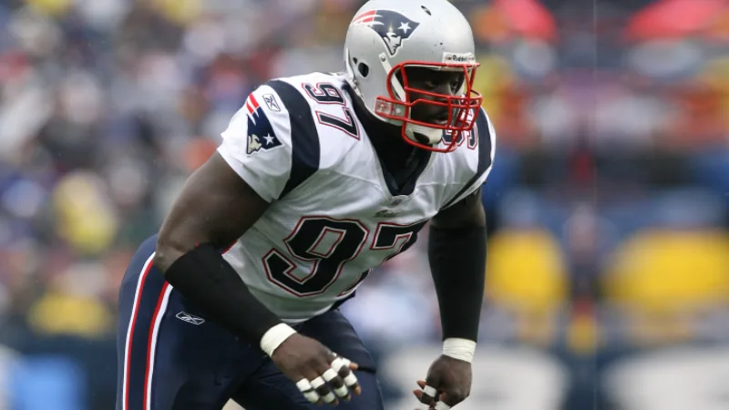 Jarvis Green in his New England Patriots uniform